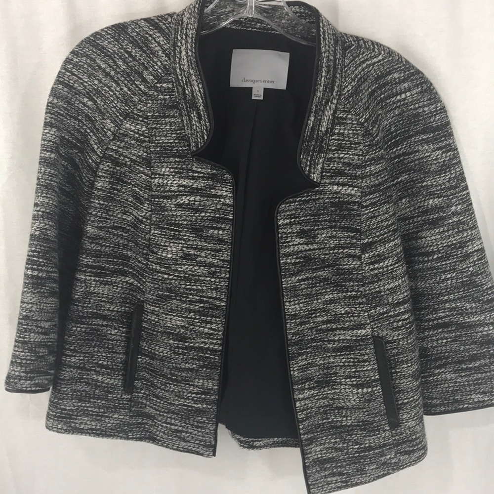 Classiques Entier Black Tweed Blazer - Size S